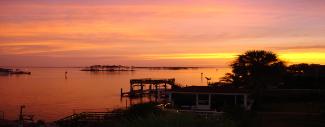 Enjoy a beautiful Gulf Coast sunset in Pensacola